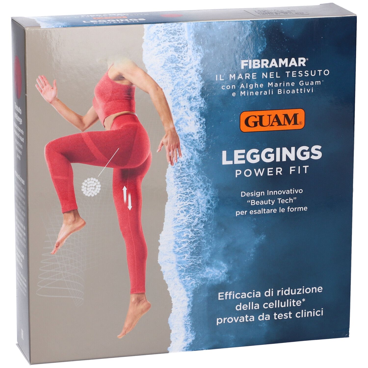 Guam Leggings Power Fit Rosso L/XL - risparmia il 10% con il codice: Guam10