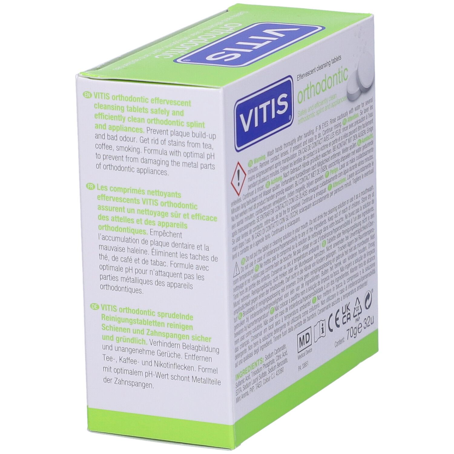 VITIS® Orthodontic Compresse Effervescenti Detergenti