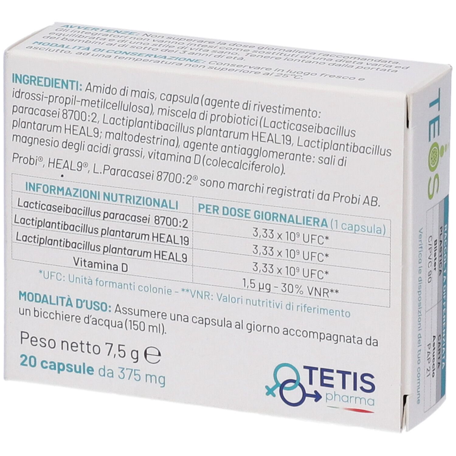 Teos 20 Capsule