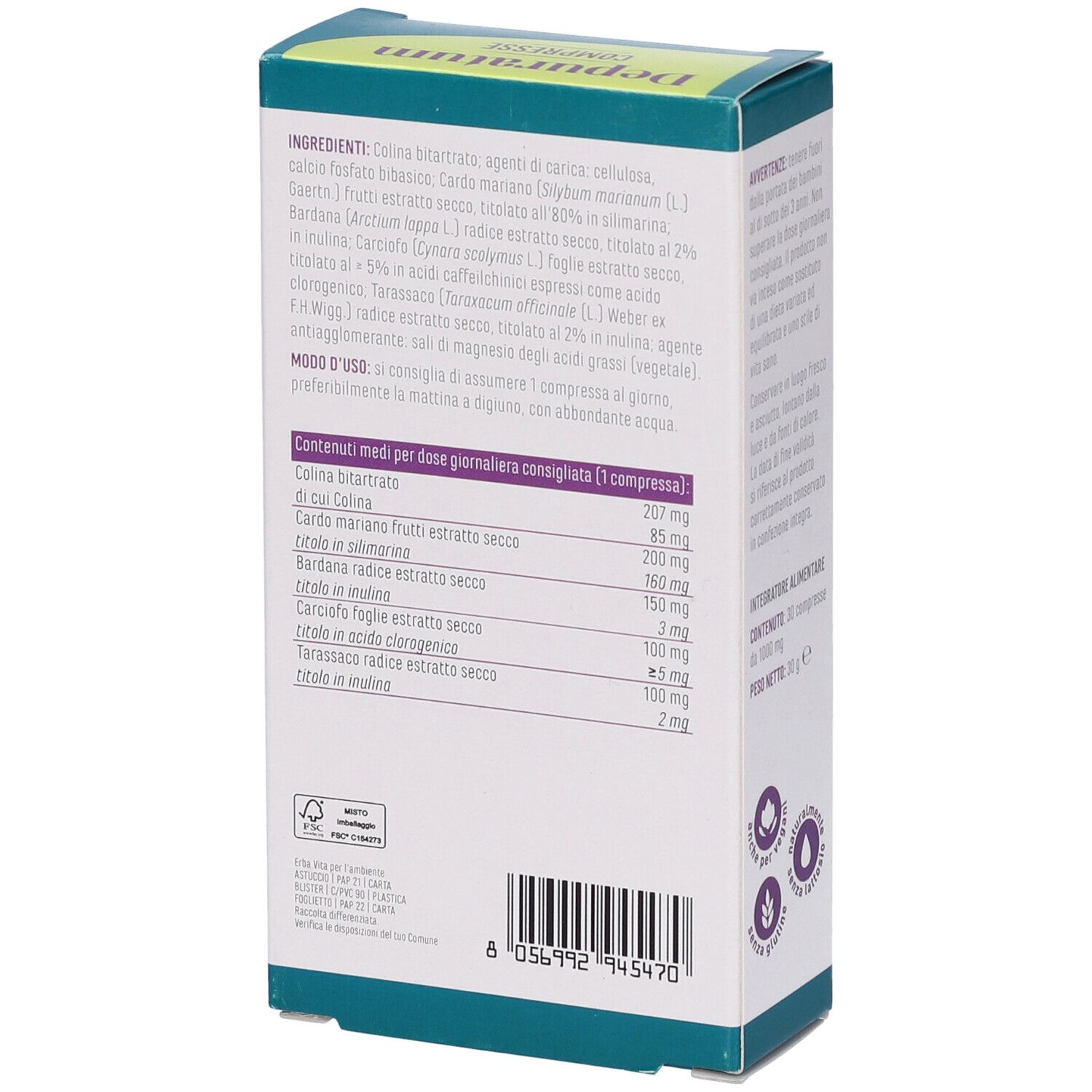 Depuratum 30 Compresse