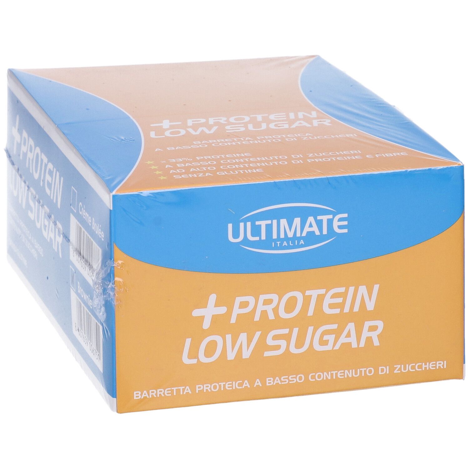 Protein Low Sugar Barretta Brownie 16 Pezzi Da 40 G