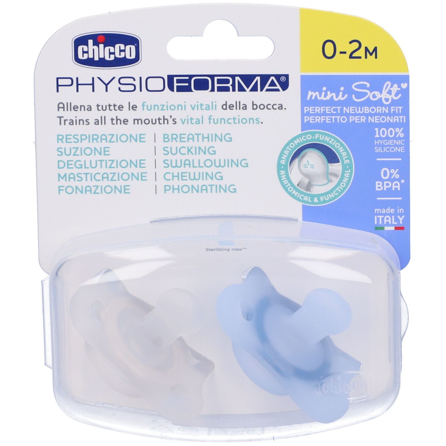 Chicco Gommotto Mini Azzurro 0-2m