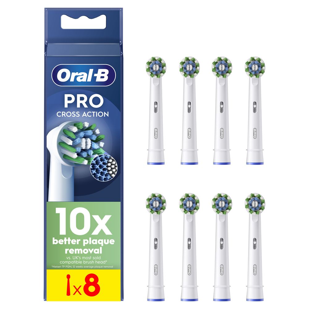 Oral-B Testine di Ricambio Pro Cross Action