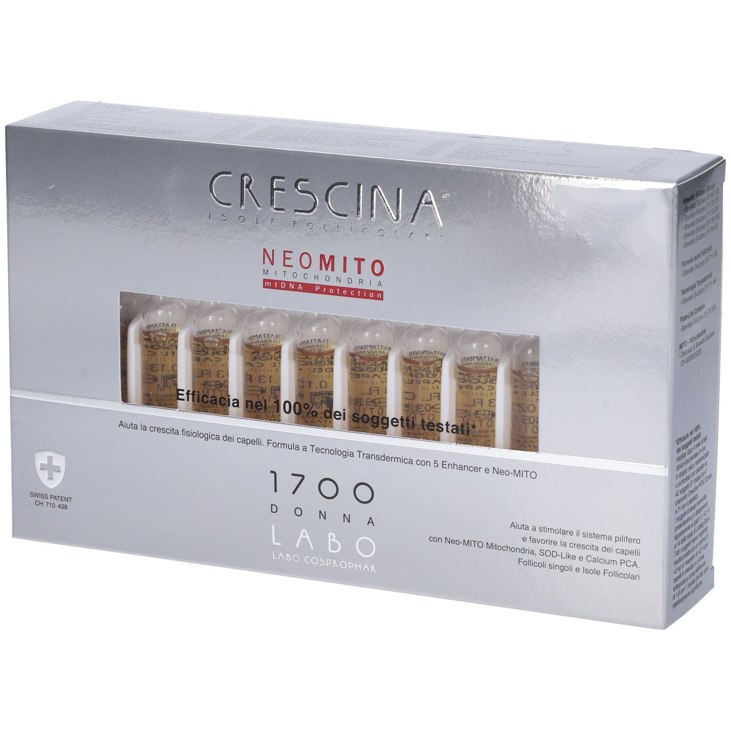 Labo Crescina Isole Follicolari Neo Mito Formula 1700 Donna - risparmia il 20% con il codice: SWISSE20