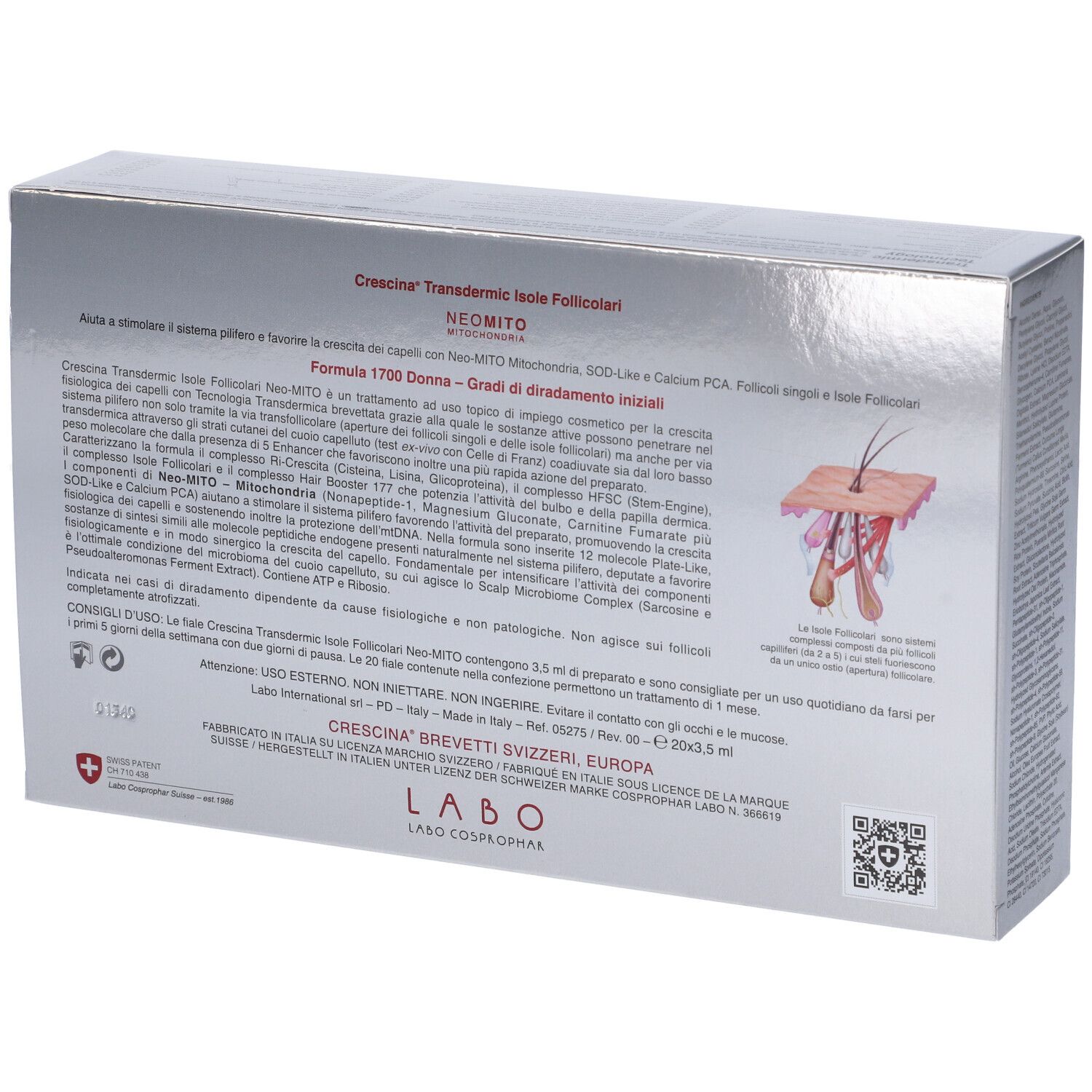 Labo Crescina Isole Follicolari Neo Mito Formula 1700 Donna - risparmia il 20% con il codice: SWISSE20
