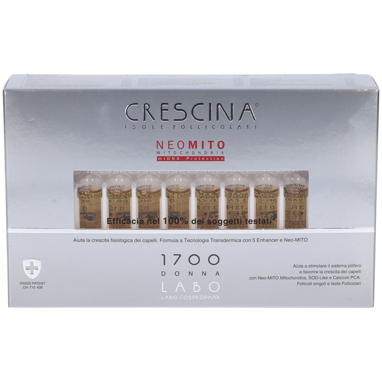 Labo Crescina Isole Follicolari Neo Mito Formula 1700 Donna - risparmia il 20% con il codice: SWISSE20