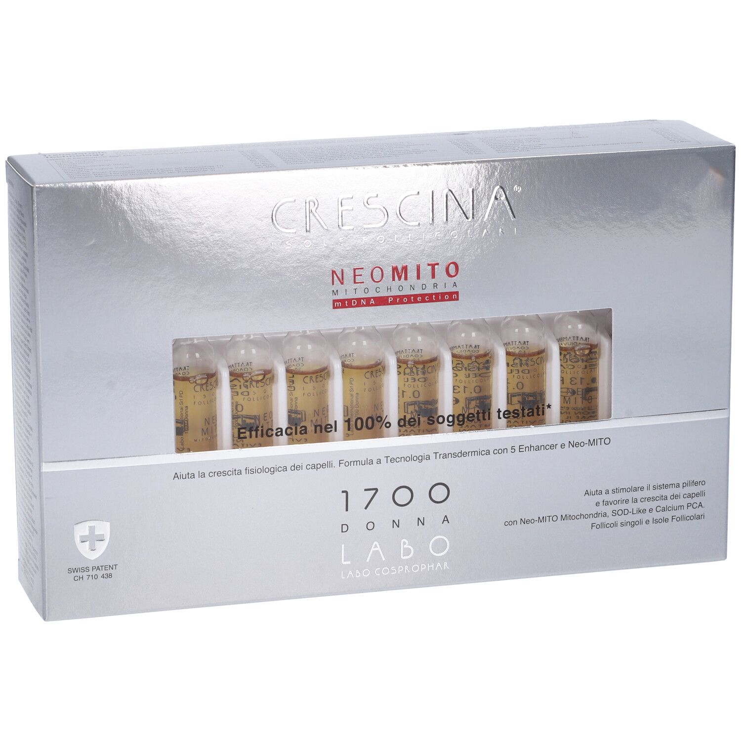 Labo Crescina Isole Follicolari Neo Mito Formula 1700 Donna - risparmia il 20% con il codice: SWISSE20
