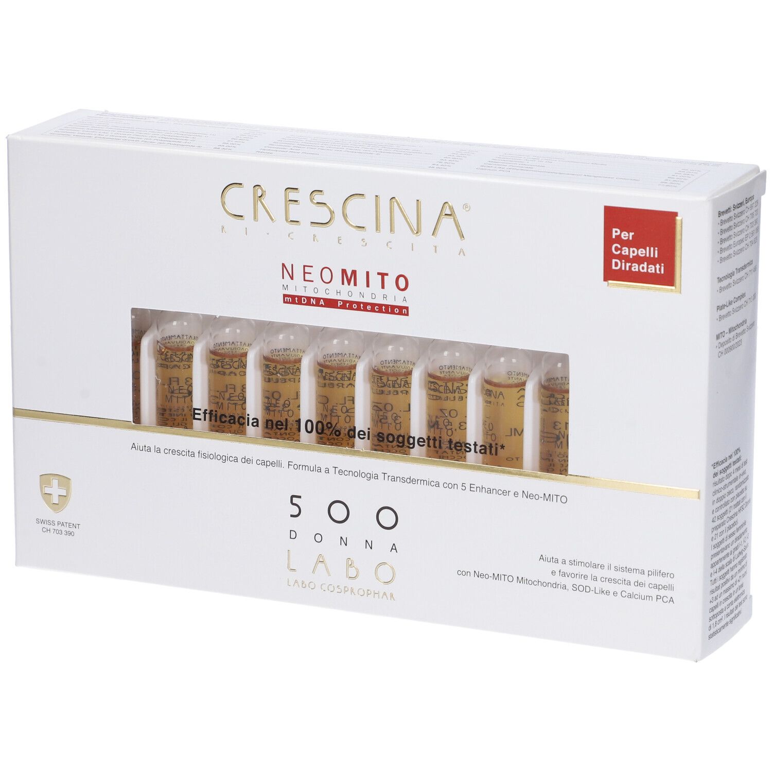 Labo Crescina Ri-Crescita Neo Mito Formula 500 Donna