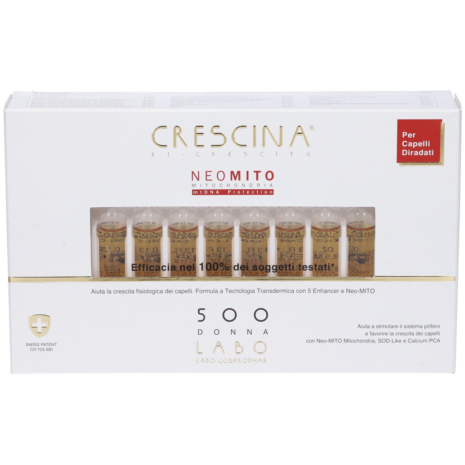 Labo Crescina Ri-Crescita Neo Mito Formula 500 Donna