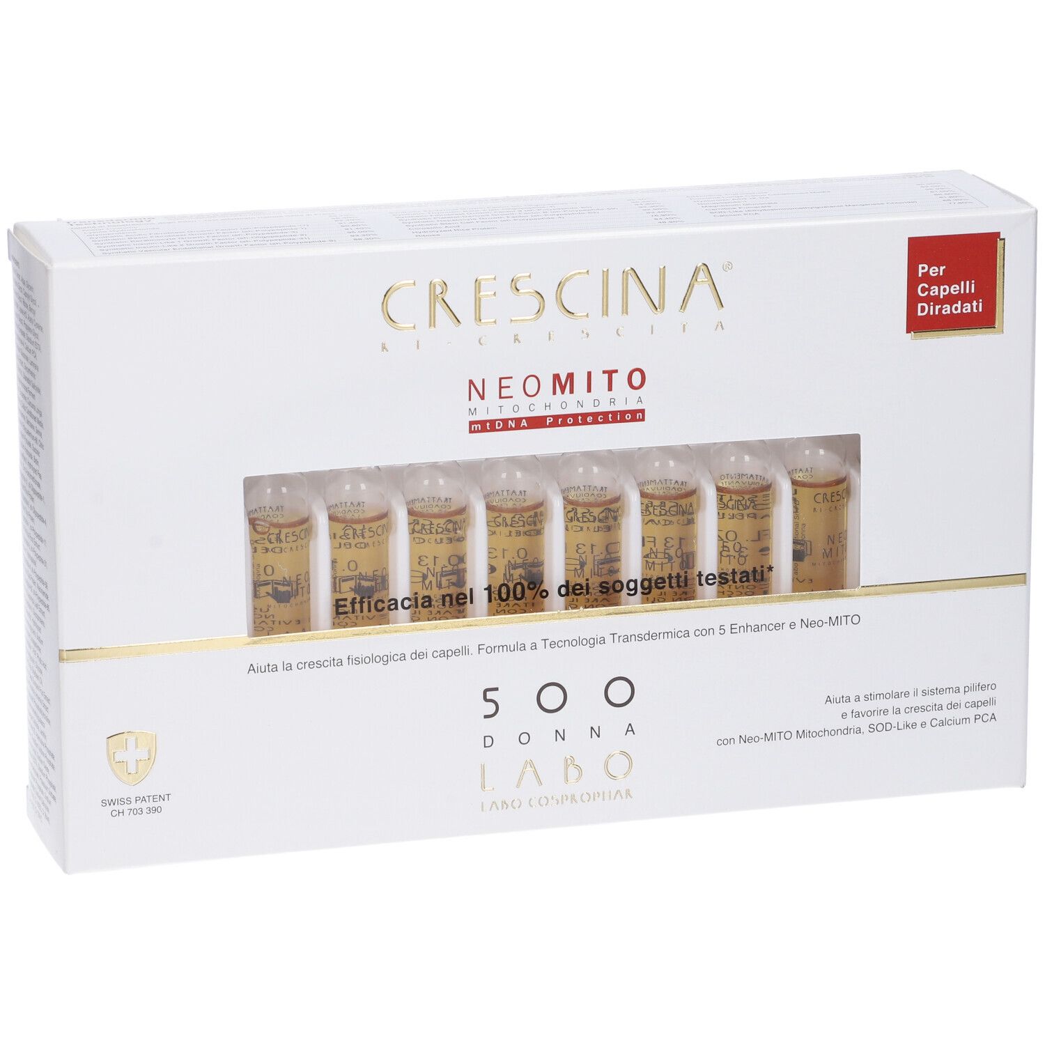 Labo Crescina Ri-Crescita Neo Mito Formula 500 Donna