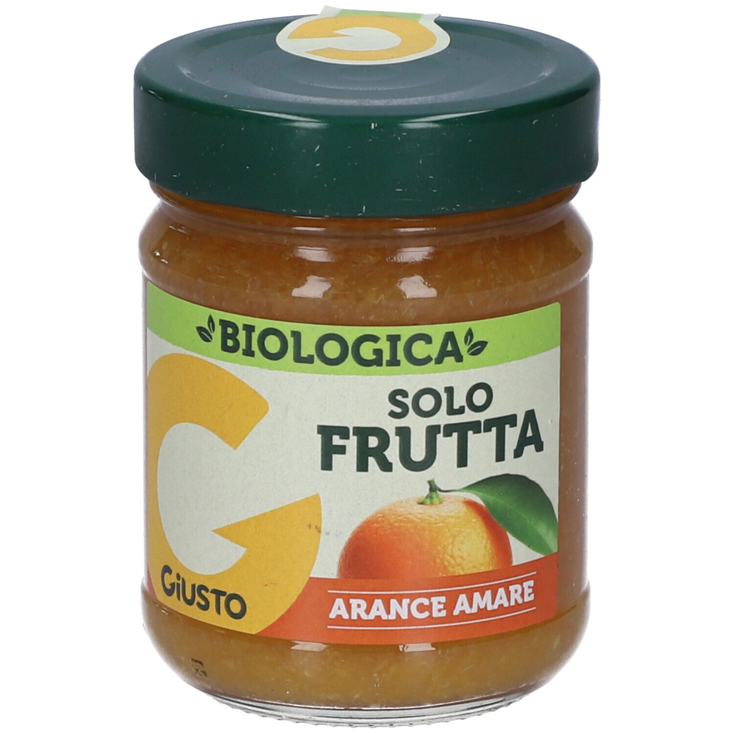 Giusto Solo Frutta confettura arance amare, vasetto, 220g.