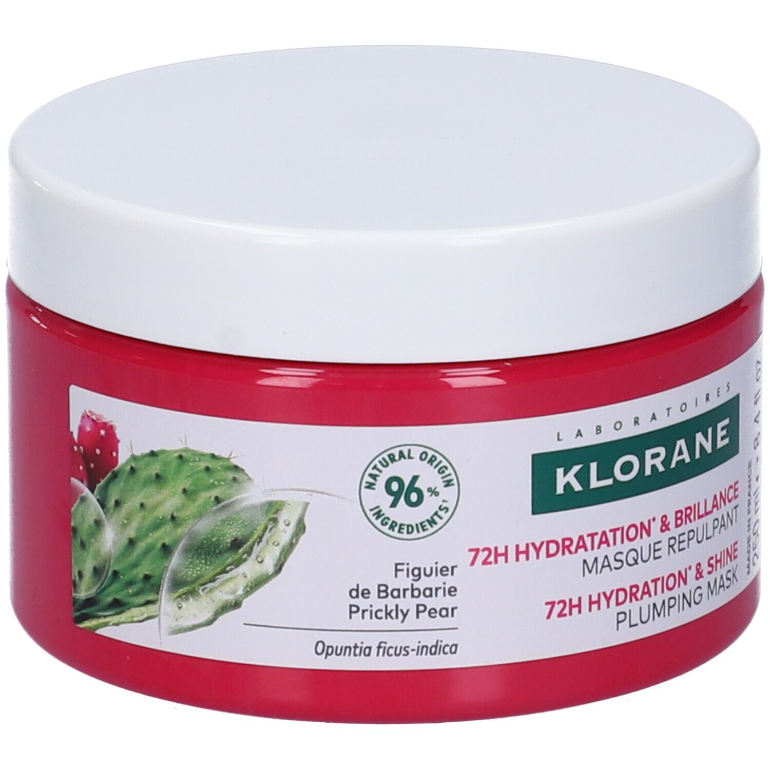 Klorane Maschera rimpolpante al Fico d’India 250ml - Capelli disidratati, idratazione