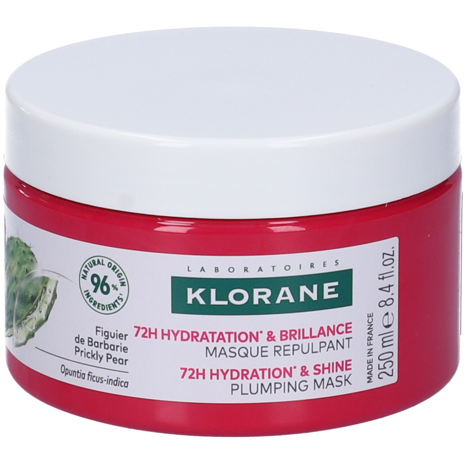 Klorane Maschera rimpolpante al Fico d’India 250ml - Capelli disidratati, idratazione