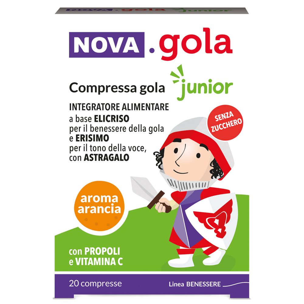 NOVA.GOLA Junior arancia compresse