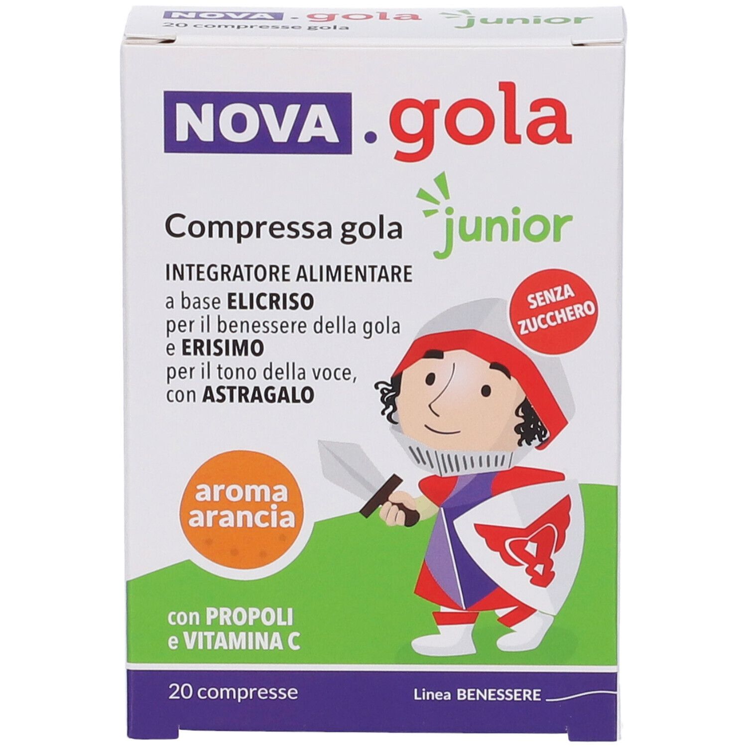 NOVA.GOLA Junior arancia compresse