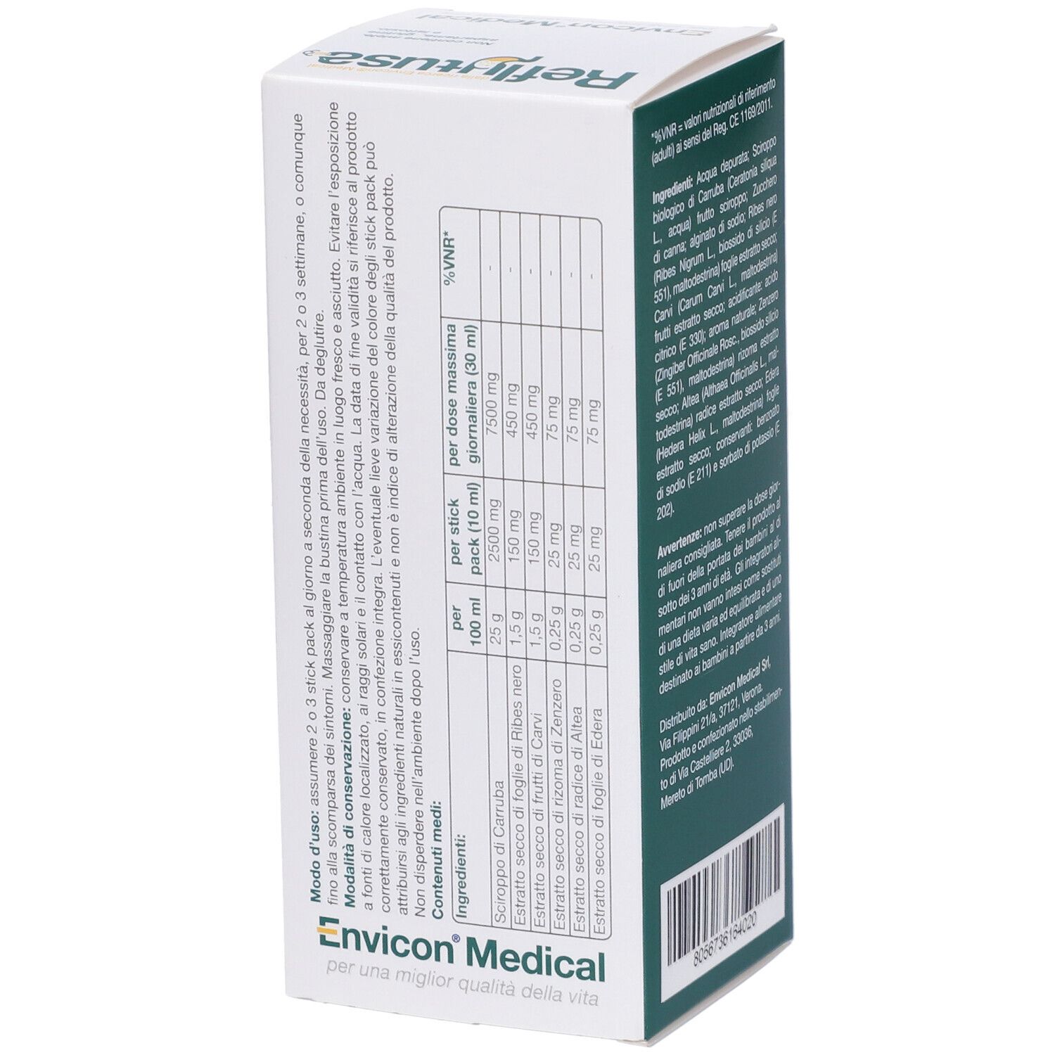 Reflutuss Tosse Reflusso 15 Stick Pack Da 10 Ml