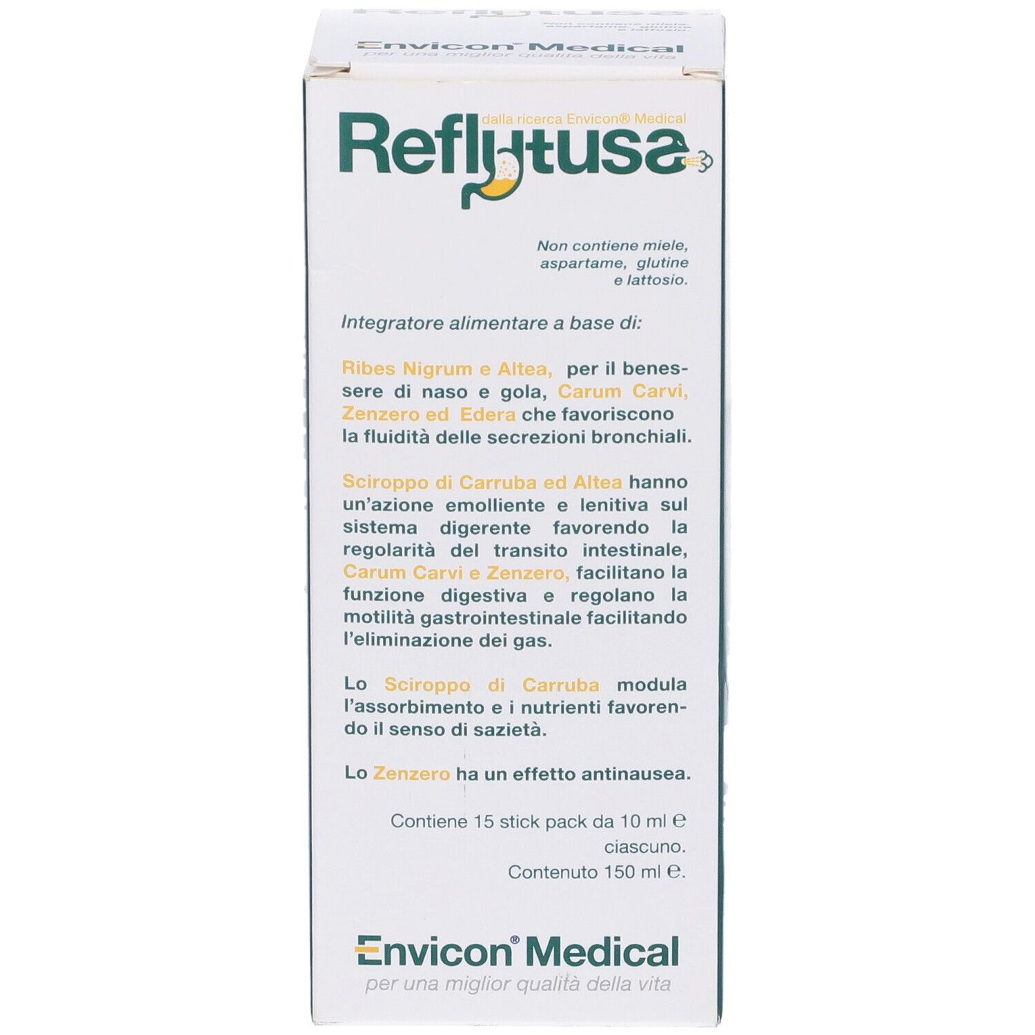 Reflutuss Tosse Reflusso 15 Stick Pack Da 10 Ml