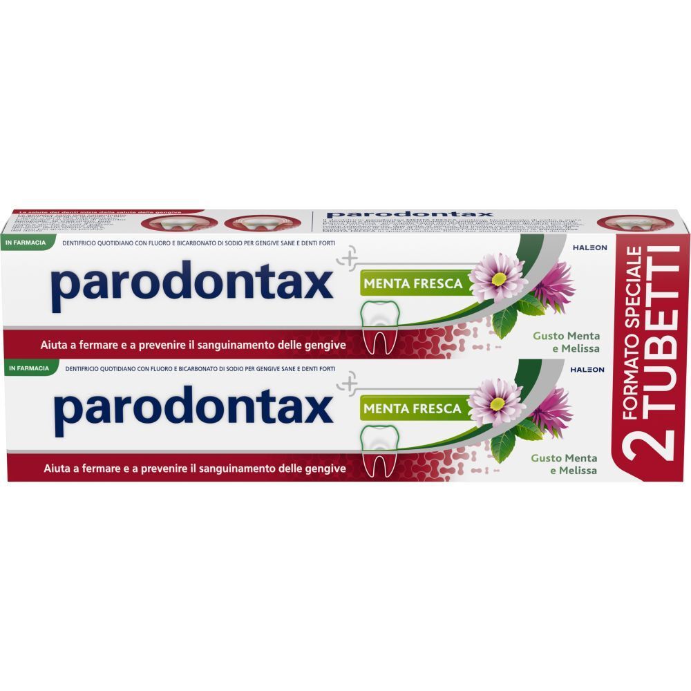 Parodontax Bipack Menta Fresca, 2x75ml