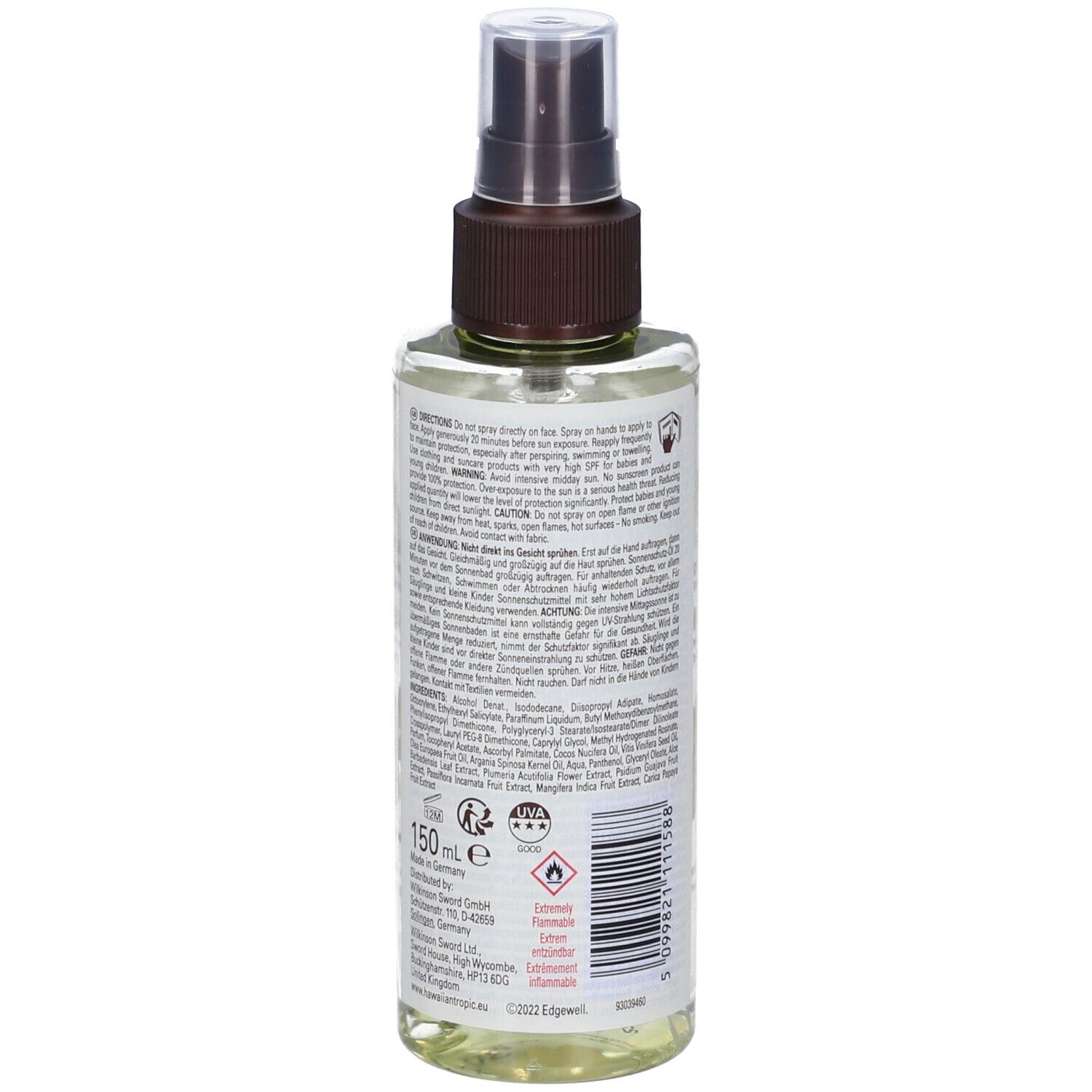 Hawaiian Tropic Silk Hydration Weightless Oil SPF30
