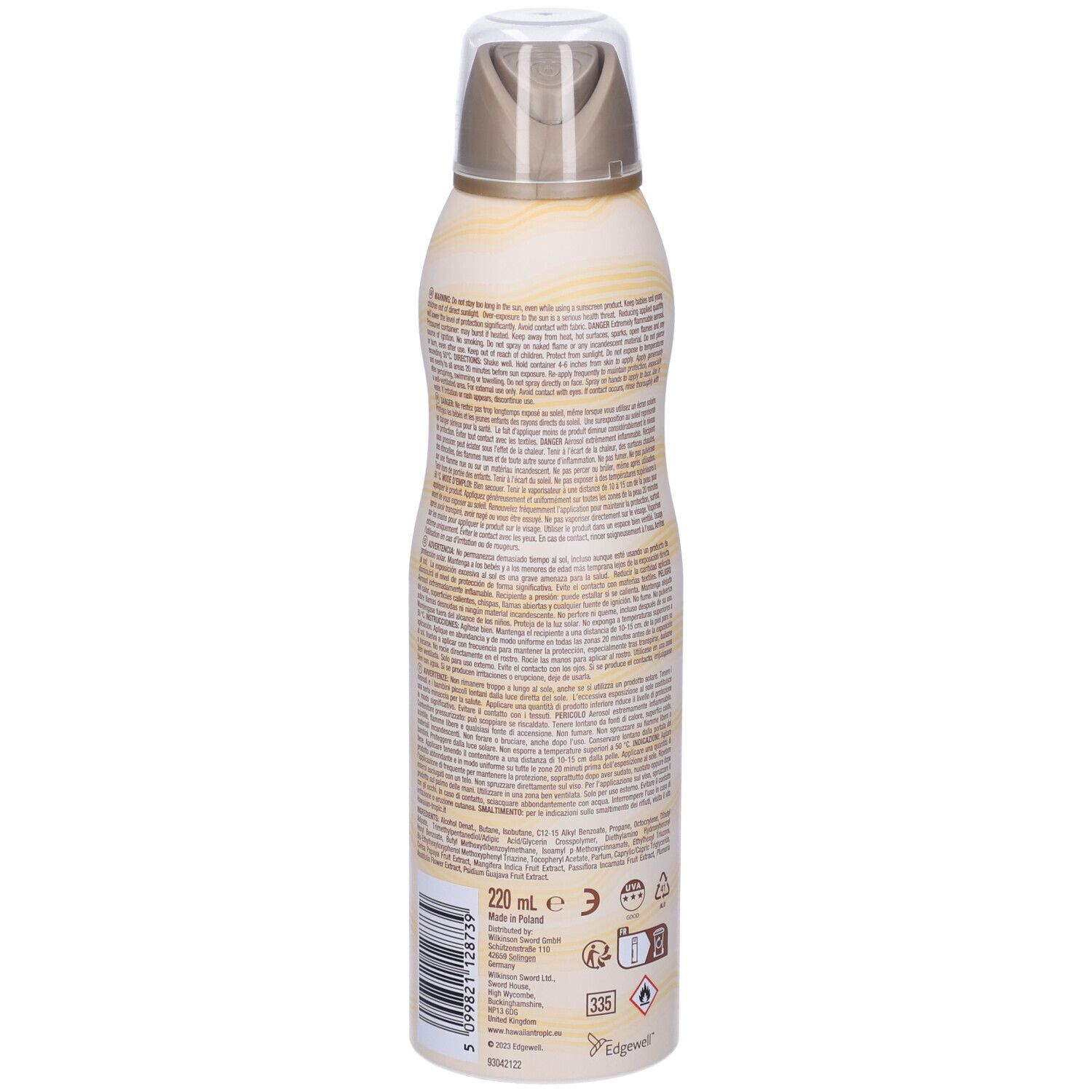 Hawaiian Tropic Hydration Protection Crema Solare SPF50