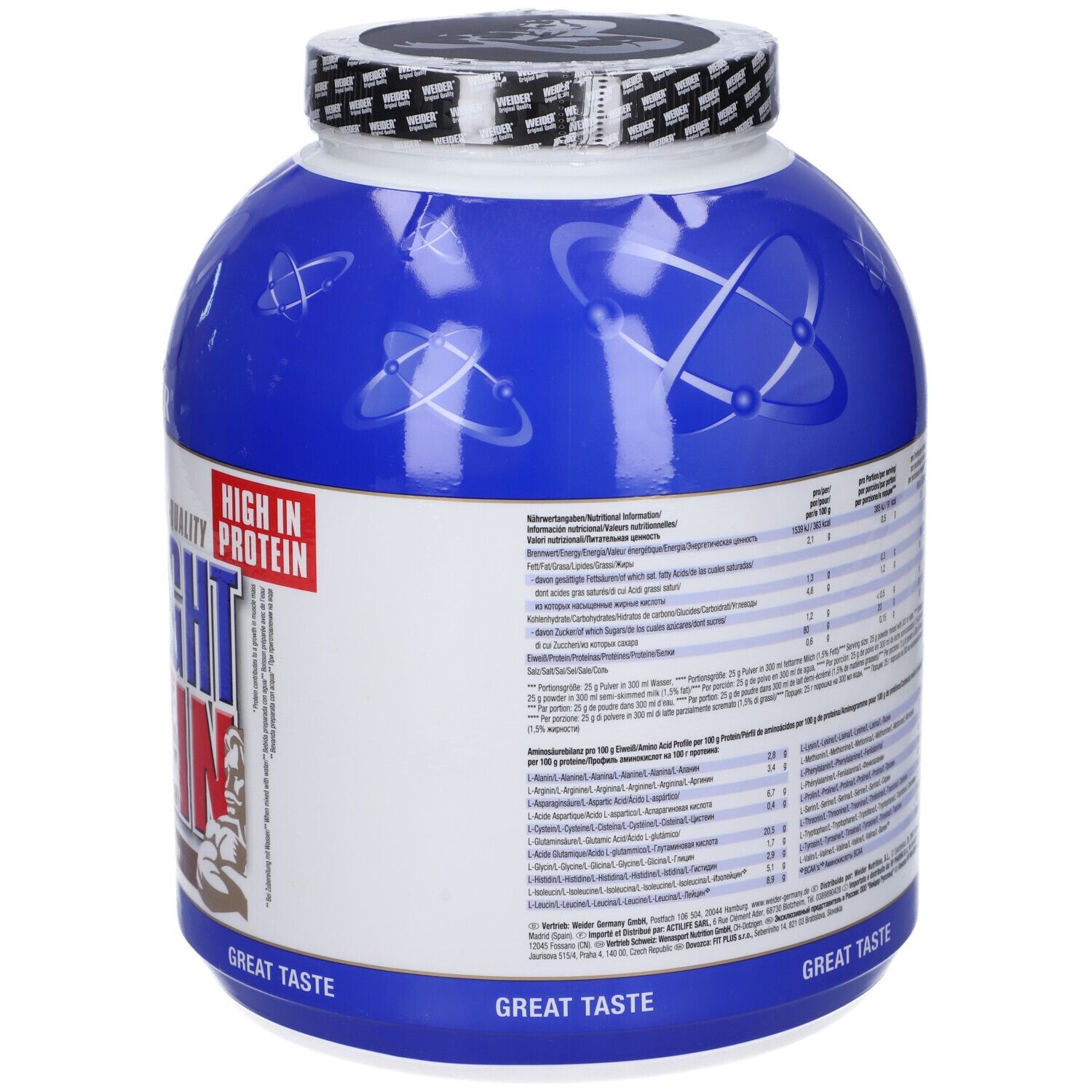 Weider Day&Night Casein Cioccolato Polvere