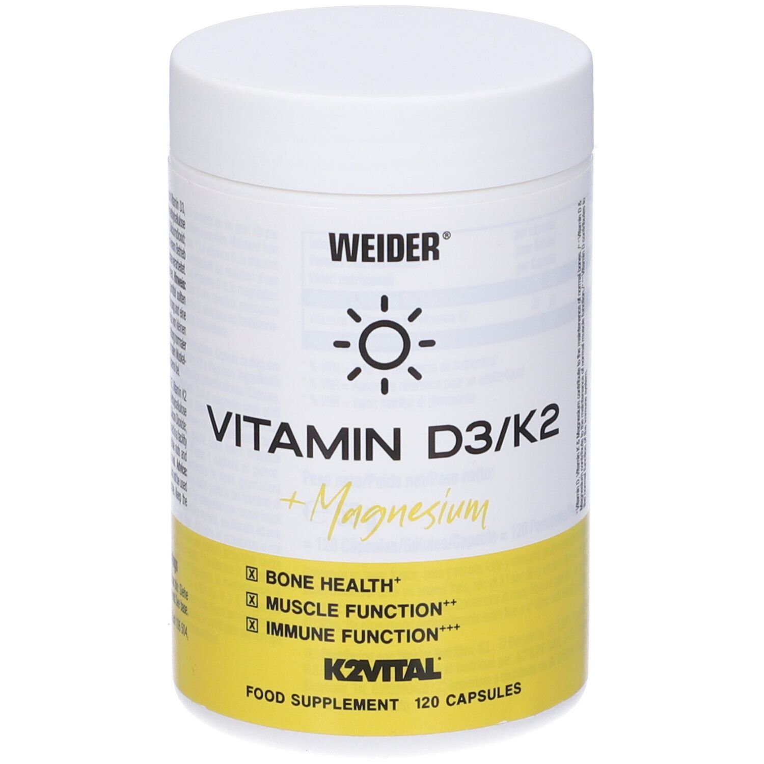 Weider Vitamin D3/k2 + Magnesium