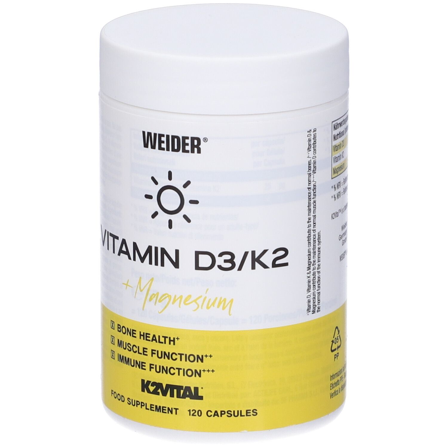 Weider Vitamin D3/k2 + Magnesium