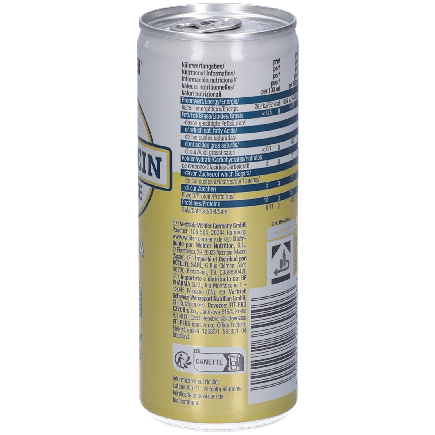 Weider Milk Protein Shake Vaniglia