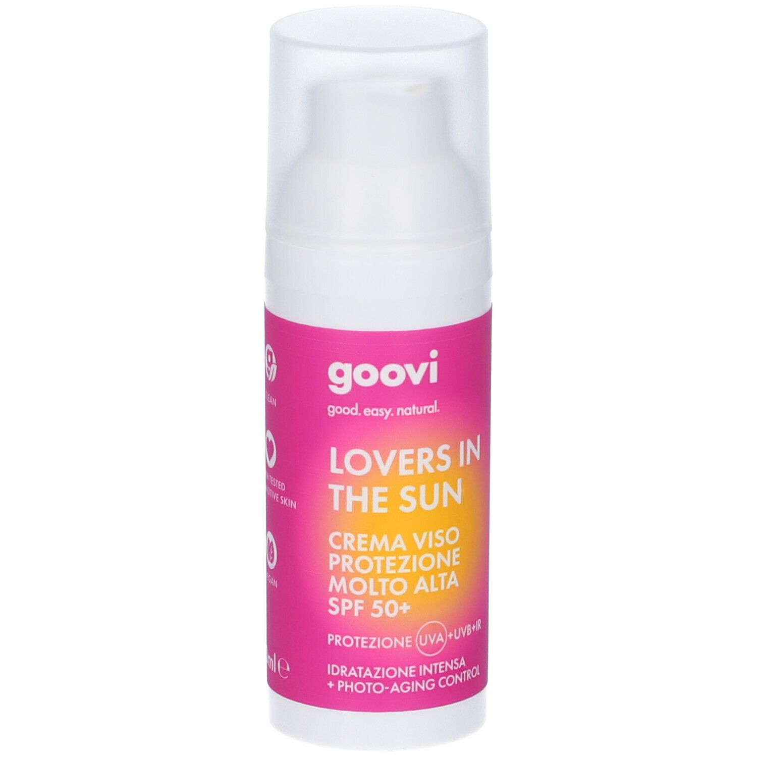 Goovi Lovers In The Sun Crema Solare Viso Protezione Molto Alta SPF50+
