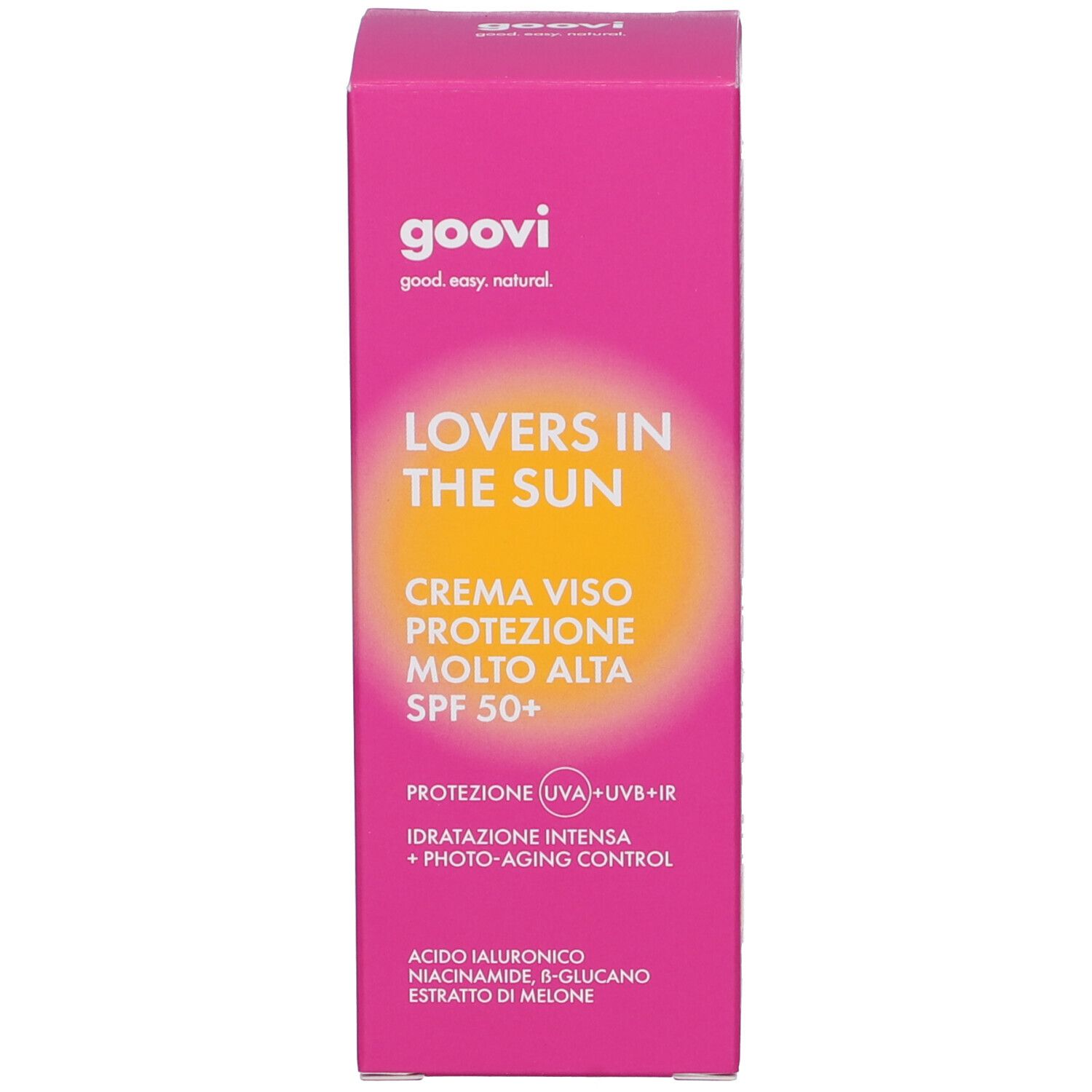 Goovi Lovers In The Sun Crema Solare Viso Protezione Molto Alta SPF50+