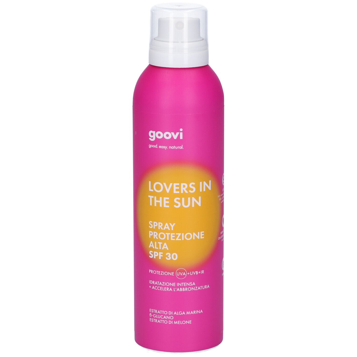 Goovi Lovers In The Sun Spray Solare Corpo Protezione Alta SPF30 - risparmia il 15% con il codice: goovi15