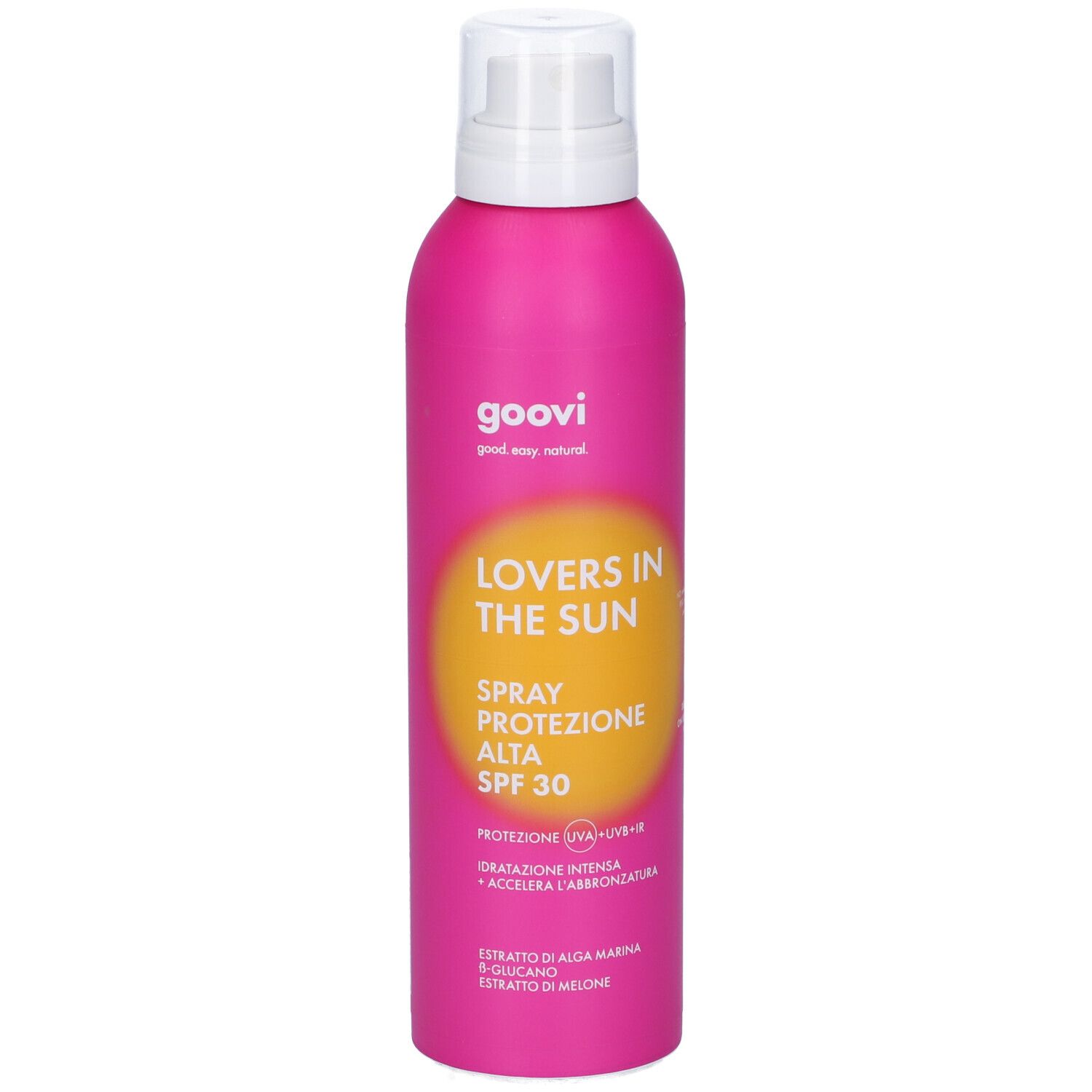 Goovi Lovers In The Sun Spray Solare Corpo Protezione Alta SPF30 - risparmia il 15% con il codice: goovi15
