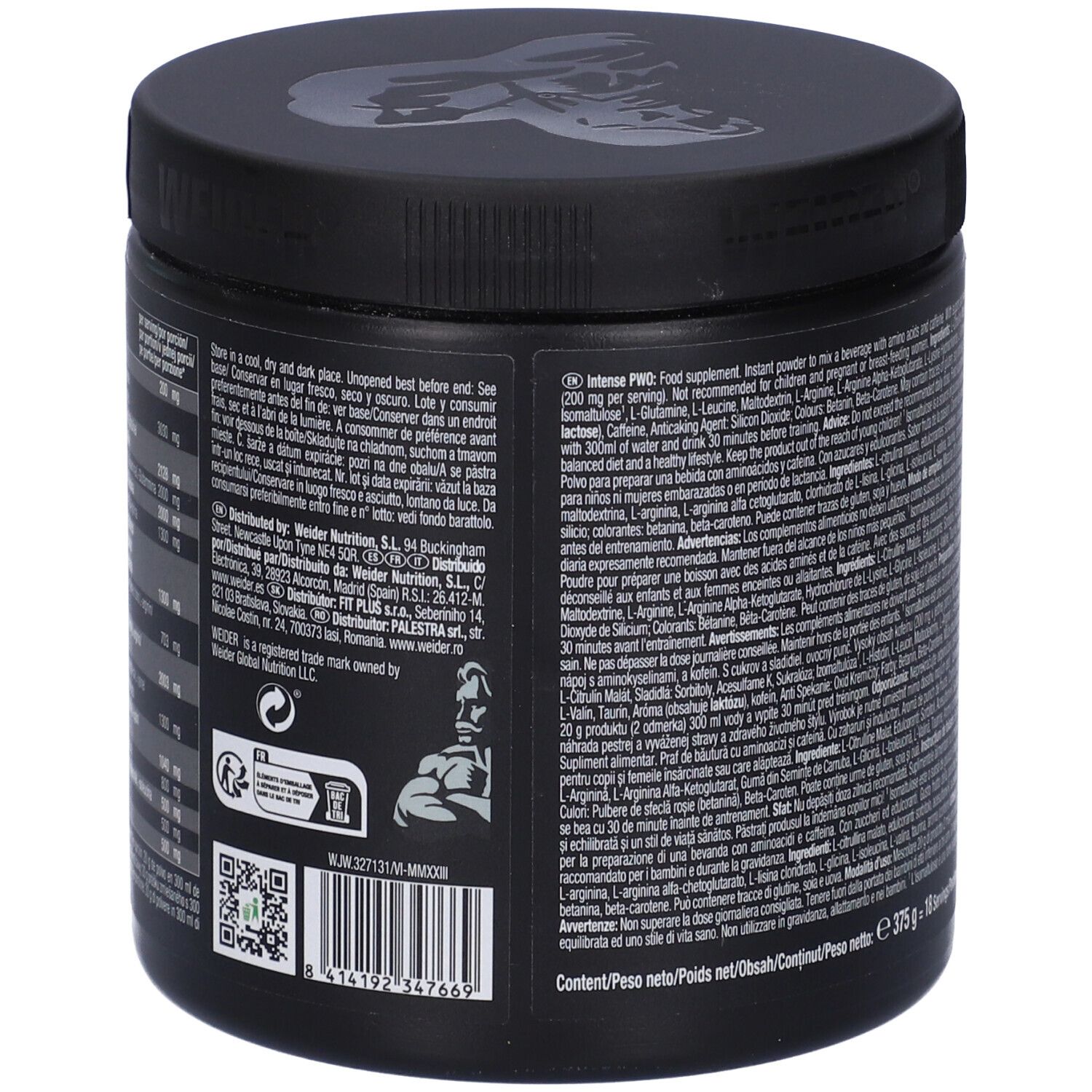 Weider Intense Preworkout 375 G
