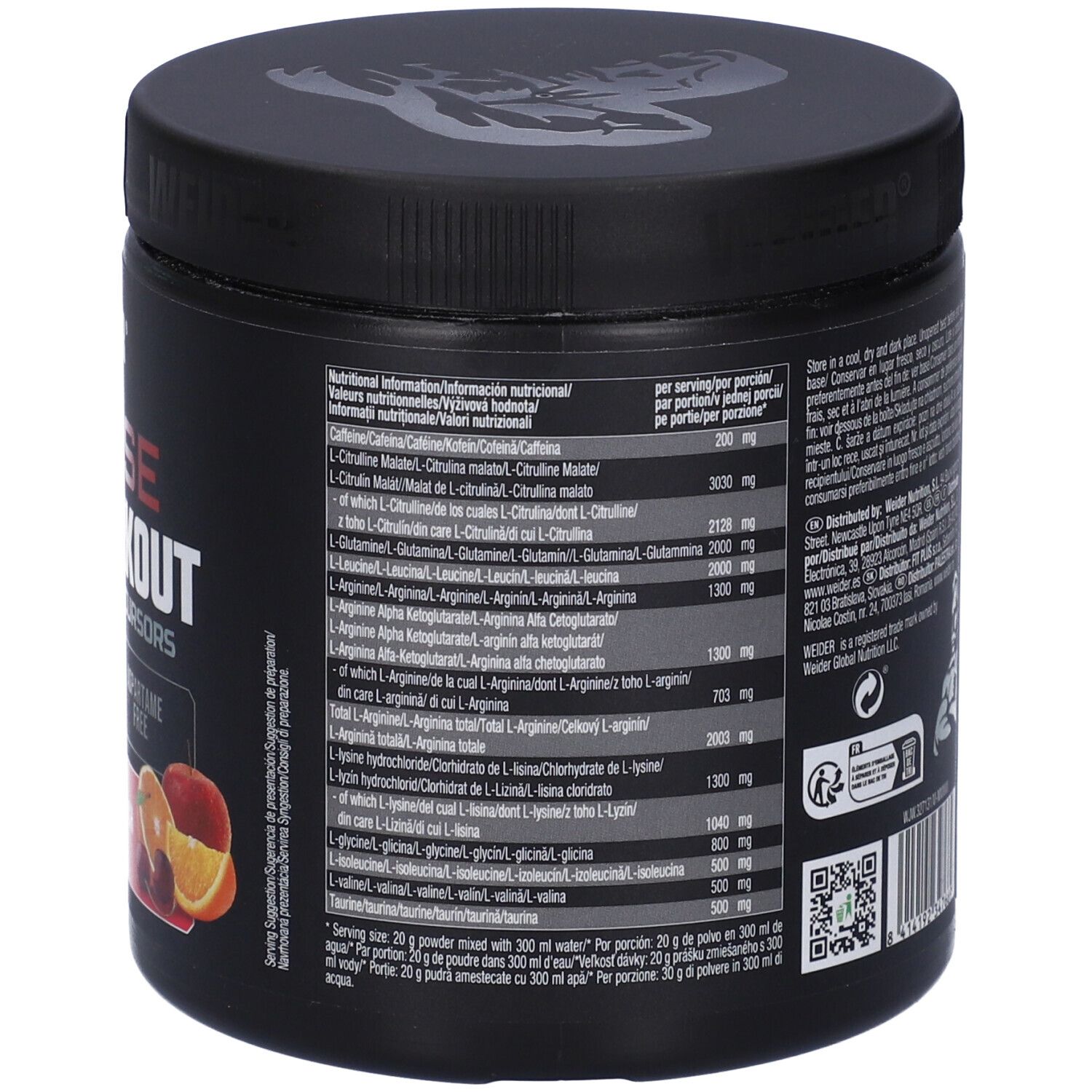 Weider Intense Preworkout 375 G