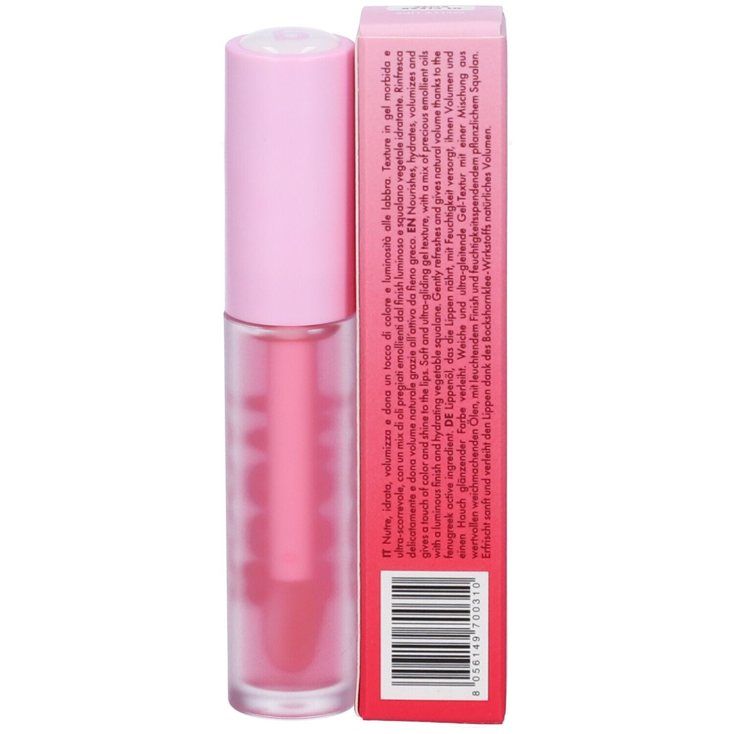 Goovi Melty Lips Olio Labbra Tonalità 01 Clear Rose