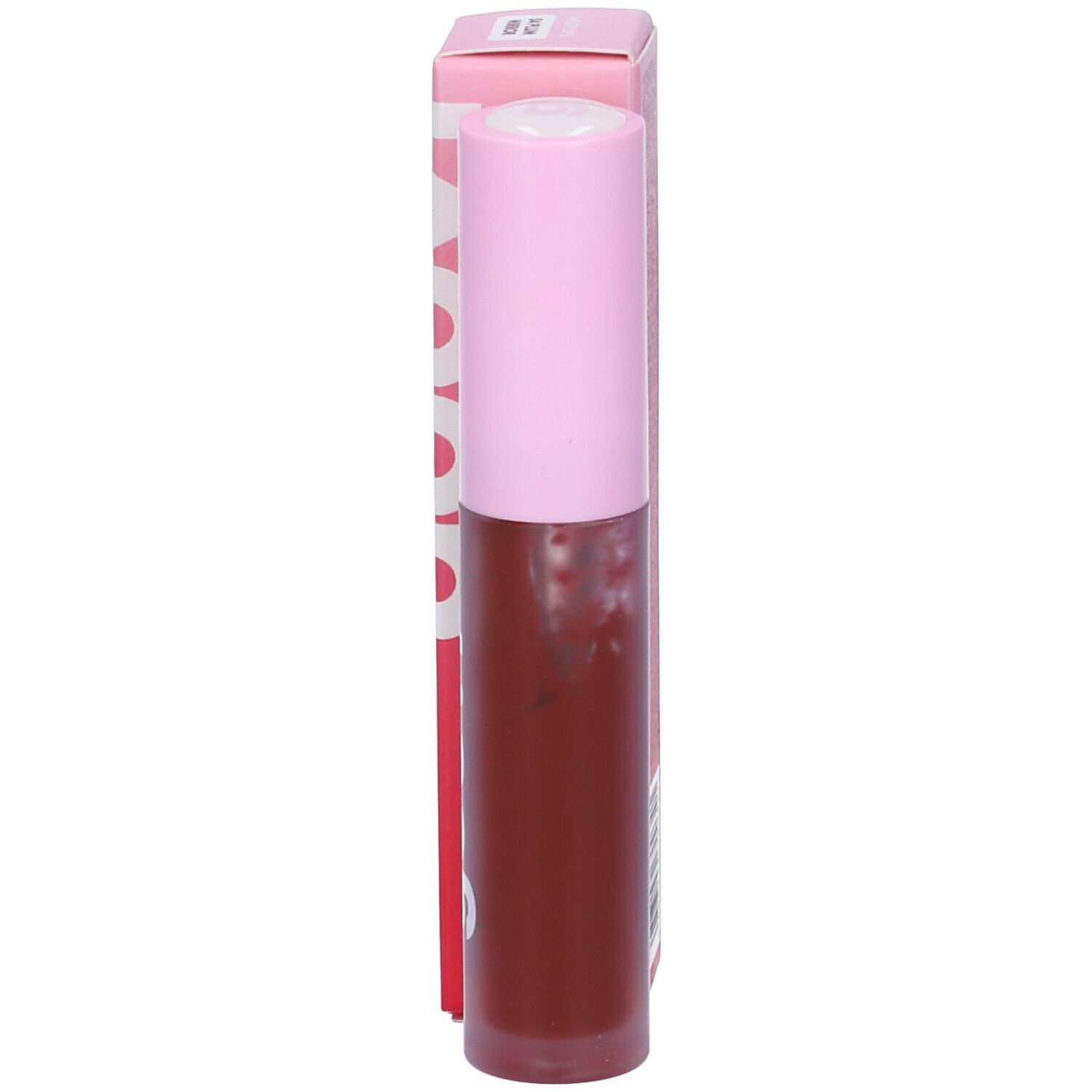 Goovi Melty Lips Lip Oil e confezione. Confezione rosa con prodotto. Scritta: Goovi, Melty Lips, Lip Oil.