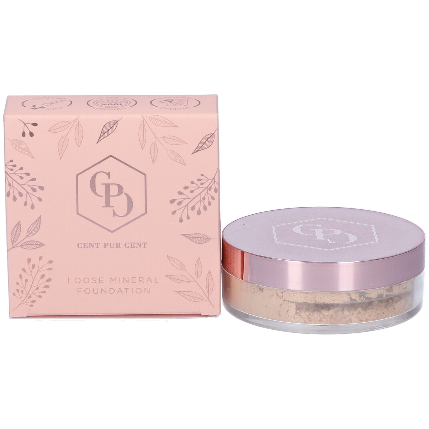 Cent Pur Cent Medium Loose Mineral Foundation Fondotinta Tonalità 2,0