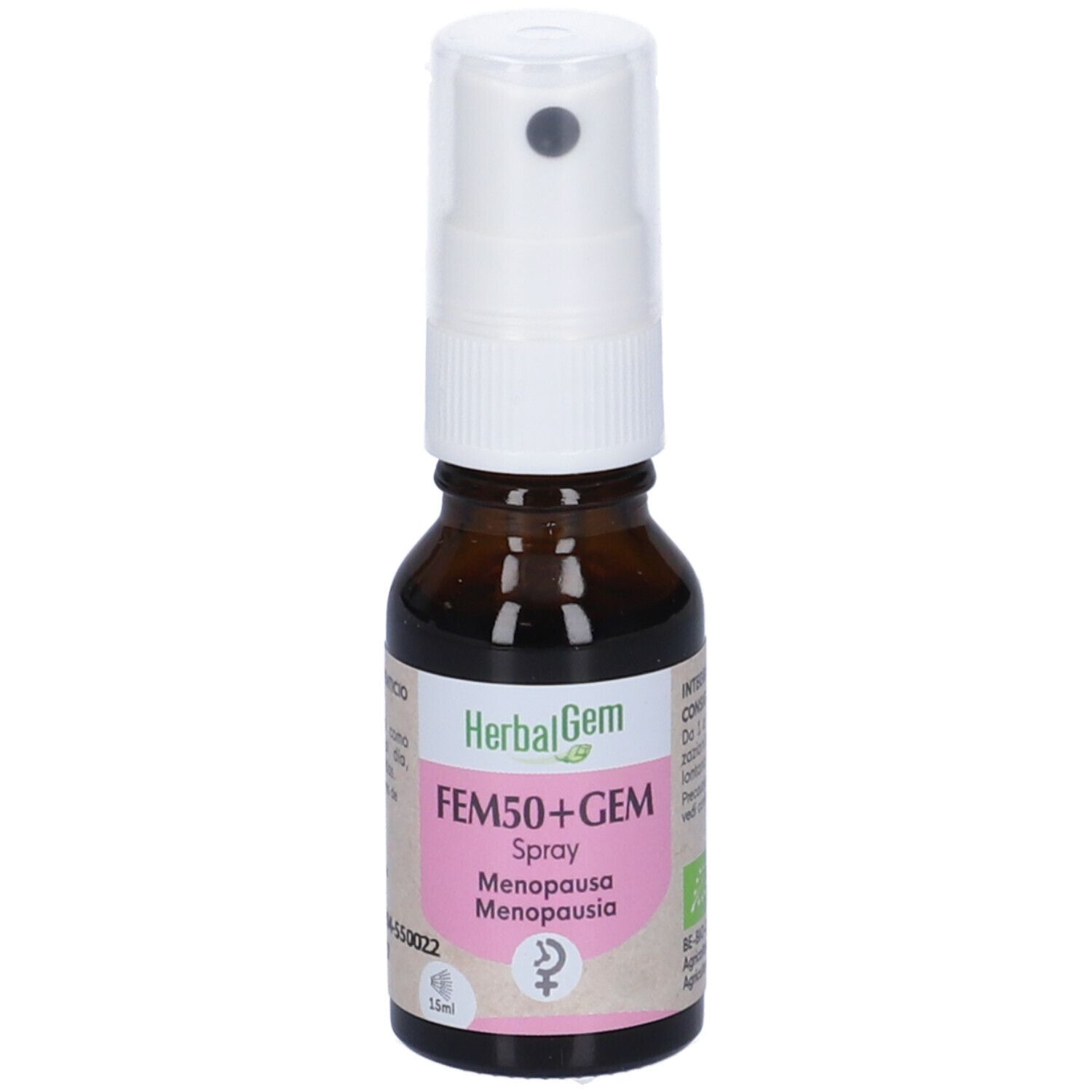 Herbalgem Fem50+Gem Menopausa Concentrato di Gemme Fresche Gocce