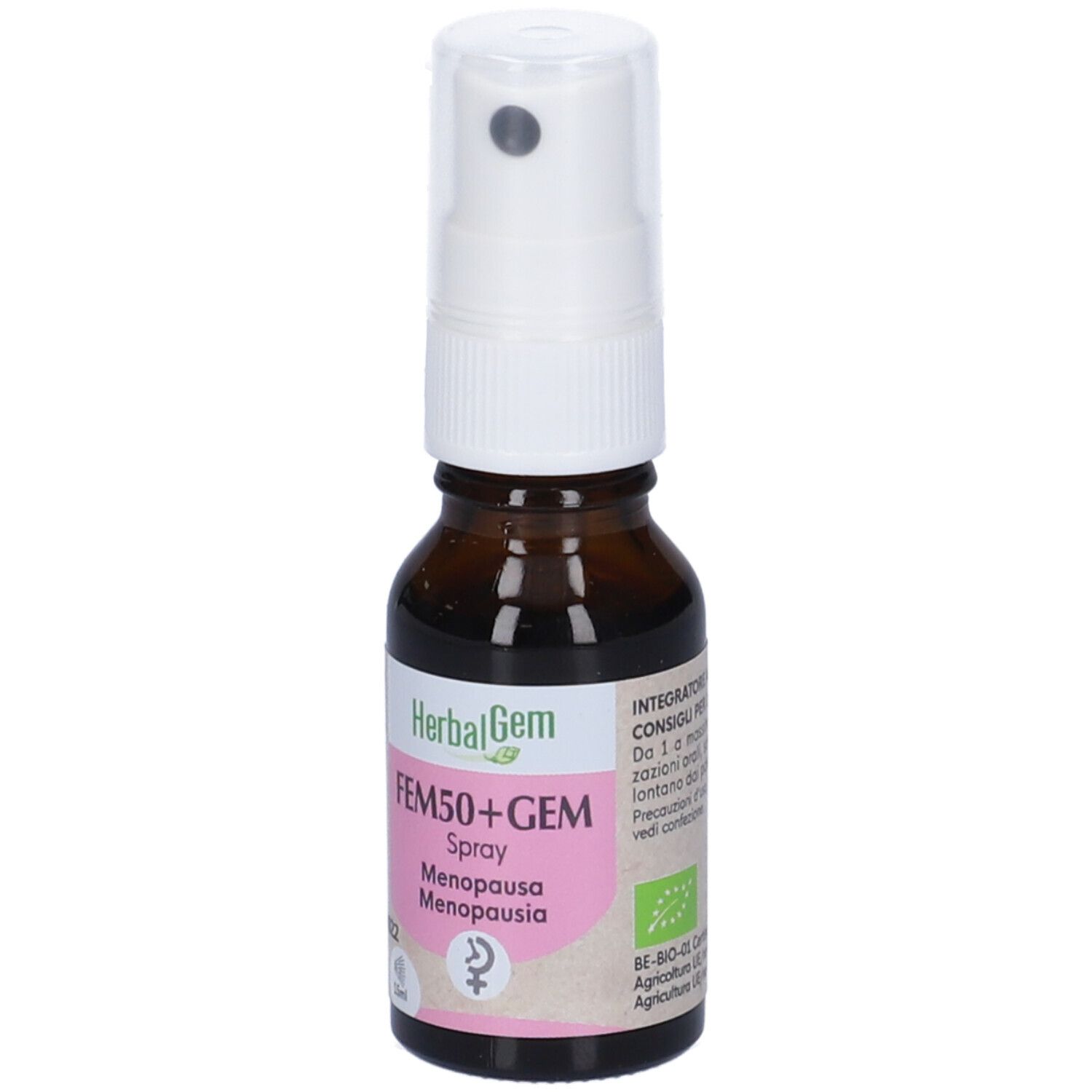 Herbalgem Fem50+Gem Menopausa Concentrato di Gemme Fresche Gocce
