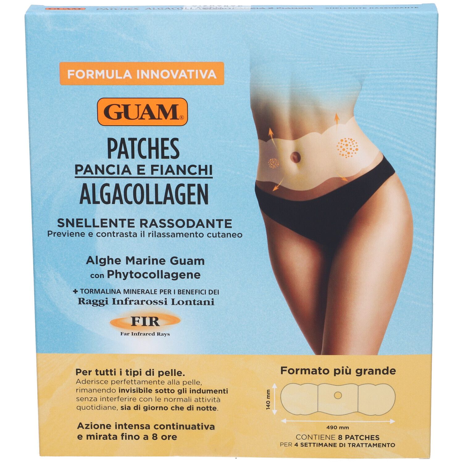 Guam Algacollagen Patches Pancia E Fianchi Snellente Rassodante Fir - risparmia il 10% con il codice: Guam10