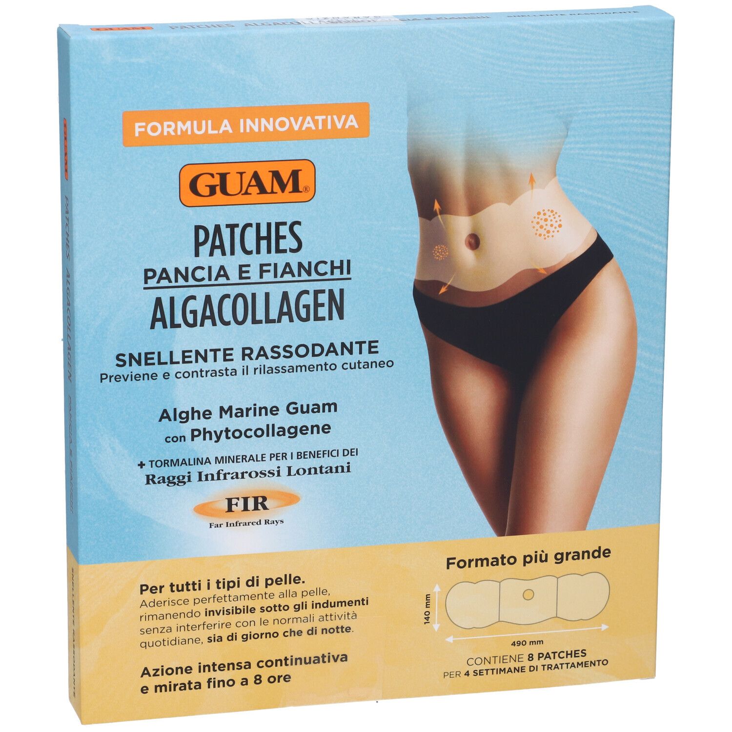 Guam Algacollagen Patches Pancia E Fianchi Snellente Rassodante Fir - risparmia il 10% con il codice: Guam10