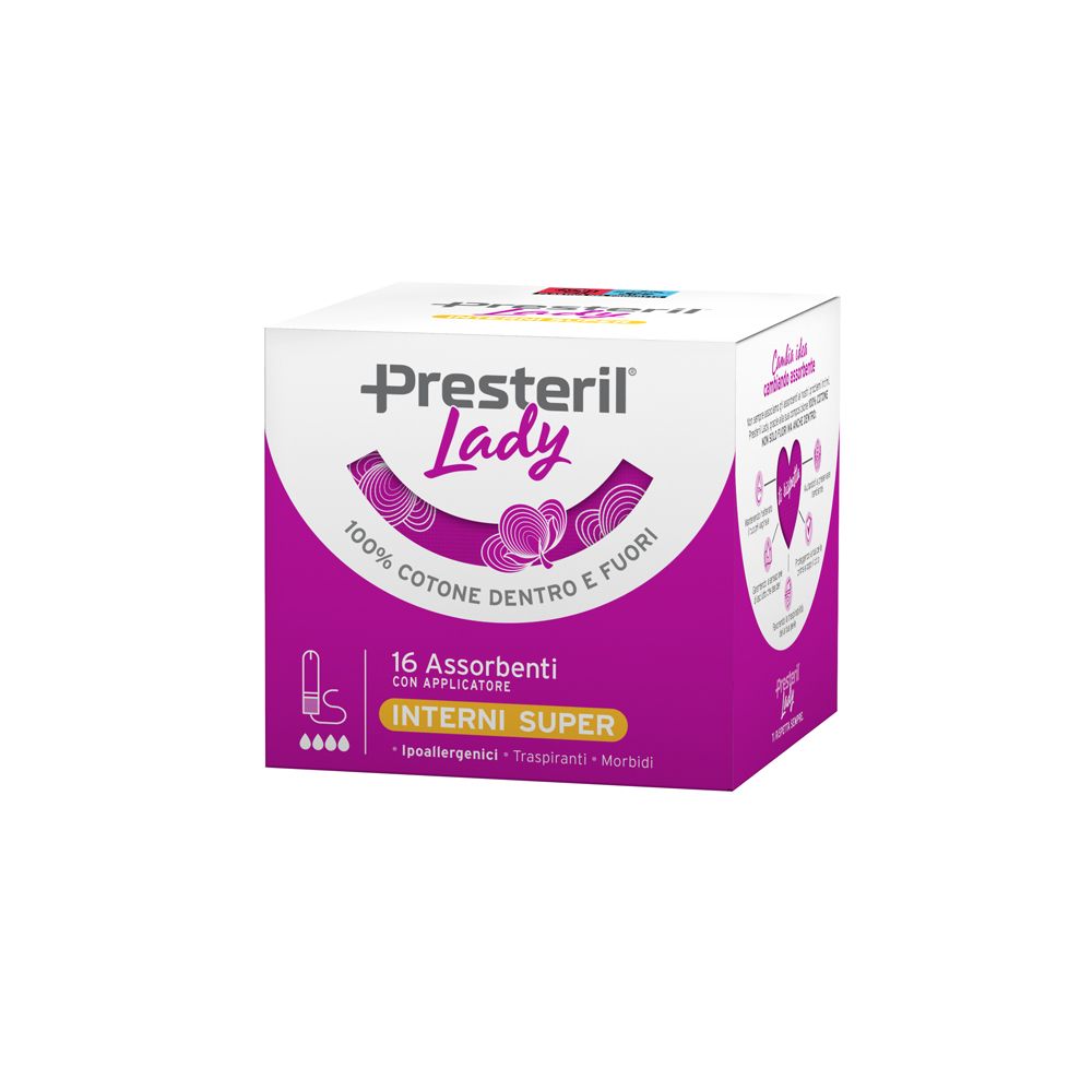 PRESTERIL Lady Assorbenti interni SUPER
