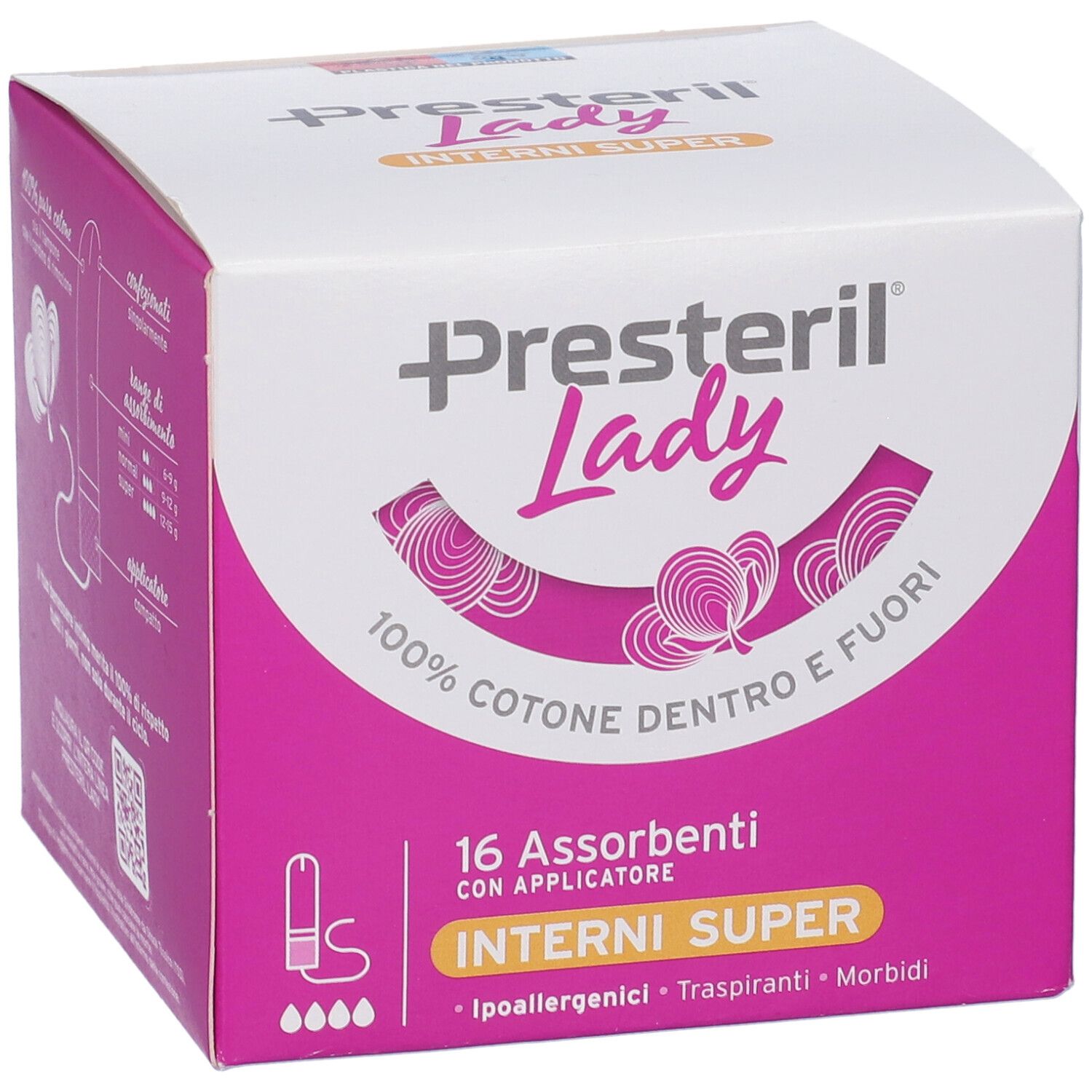 Lady Presteril  Assorbente Interno Compact Super Plus 16 Pezzi