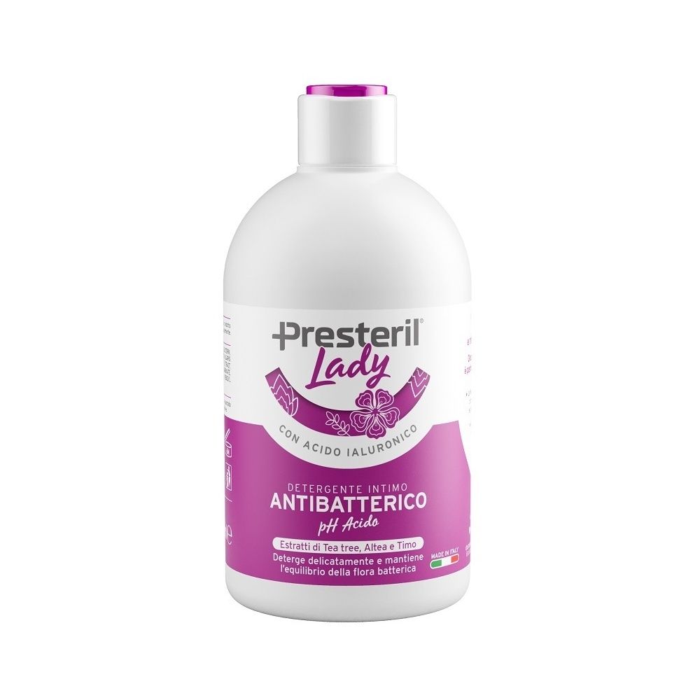 Lady Presteril  Detergente Intimo Antibatterico/Ph Acido 250 Ml