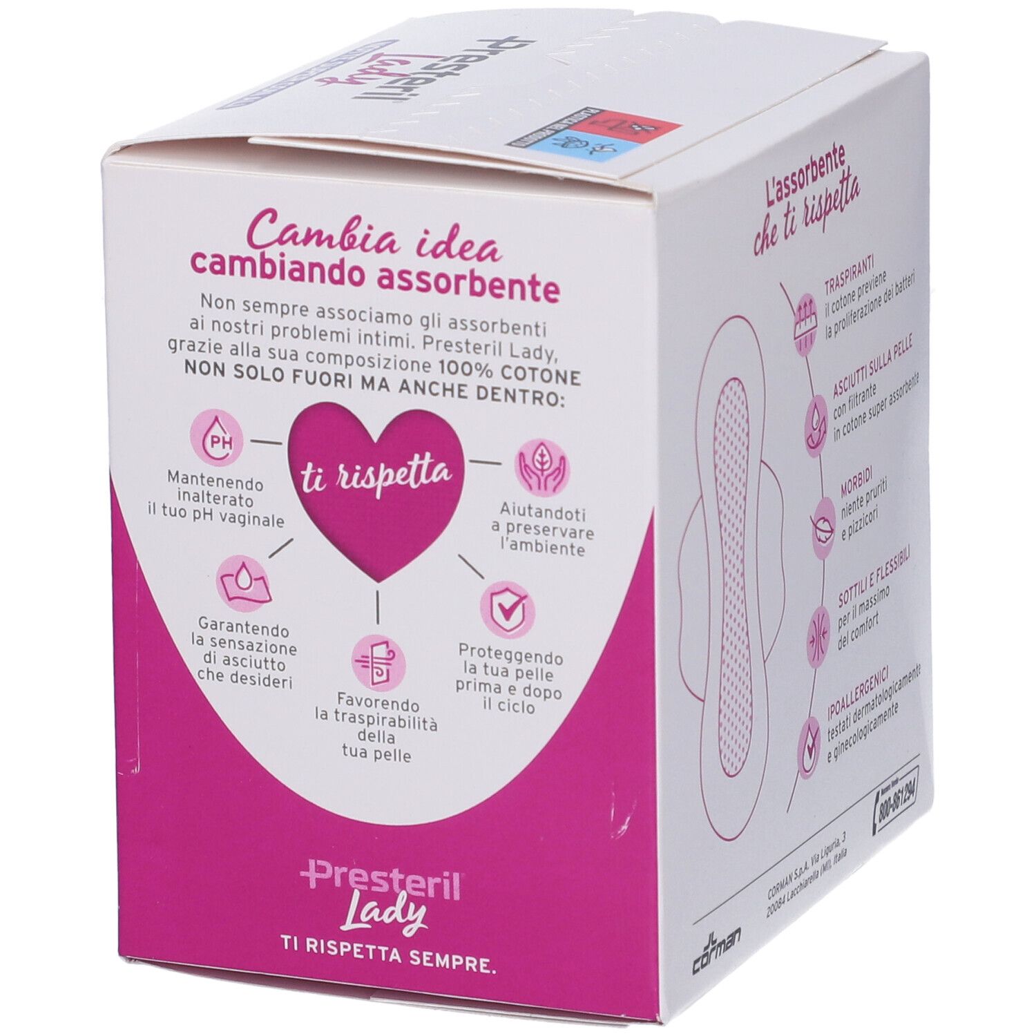 Lady Presteril Assorbenti Notte Super Ali 7 Pezzi