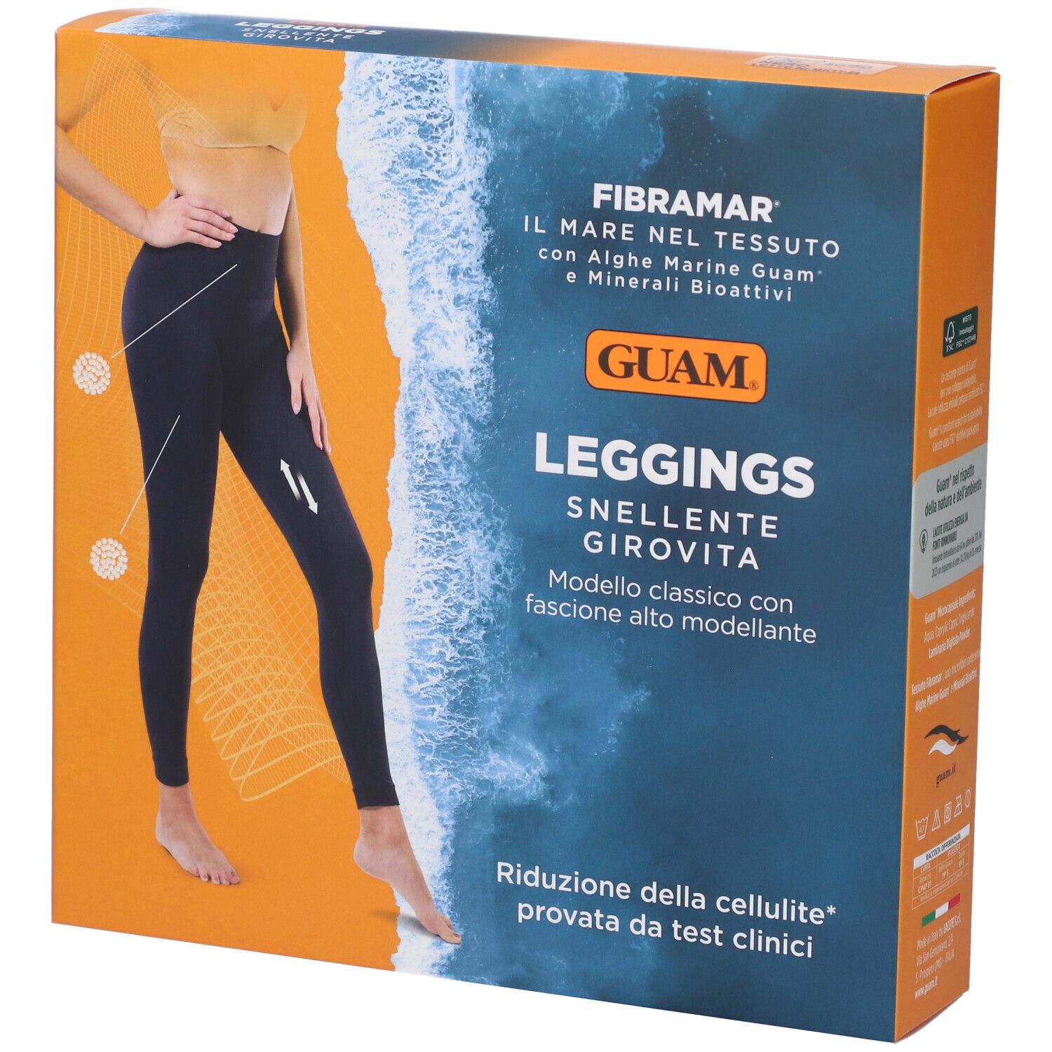 Guam Leggings Classico Fibramar Nero L/XL - risparmia il 10% con il codice: Guam10