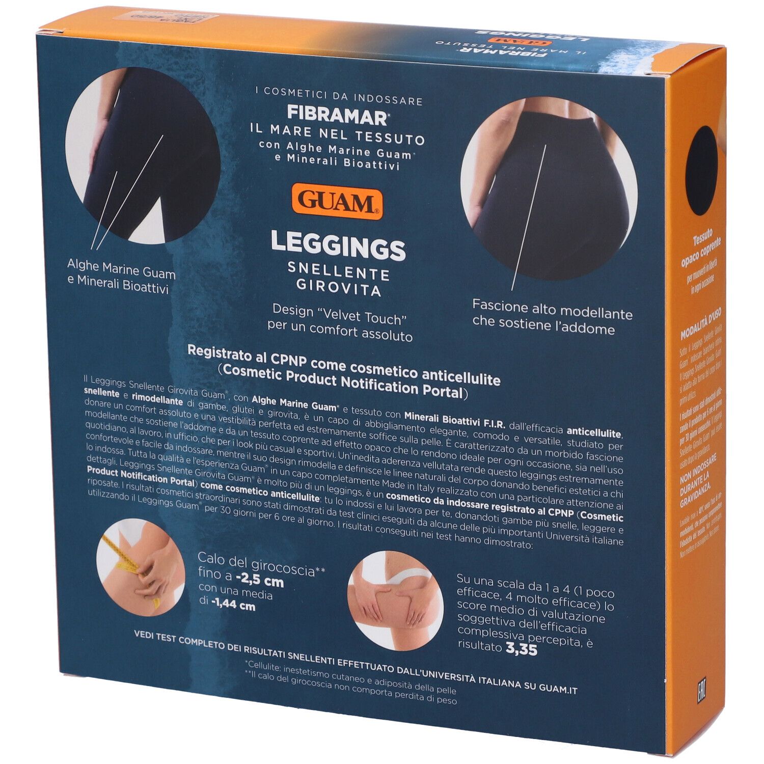 Guam Leggings Classico Fibramar Nero L/XL - risparmia il 10% con il codice: Guam10