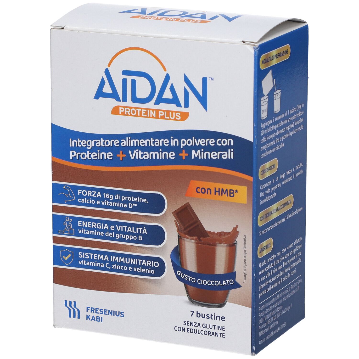 Aidan Protein Plus Cioccolato 7 Bustine