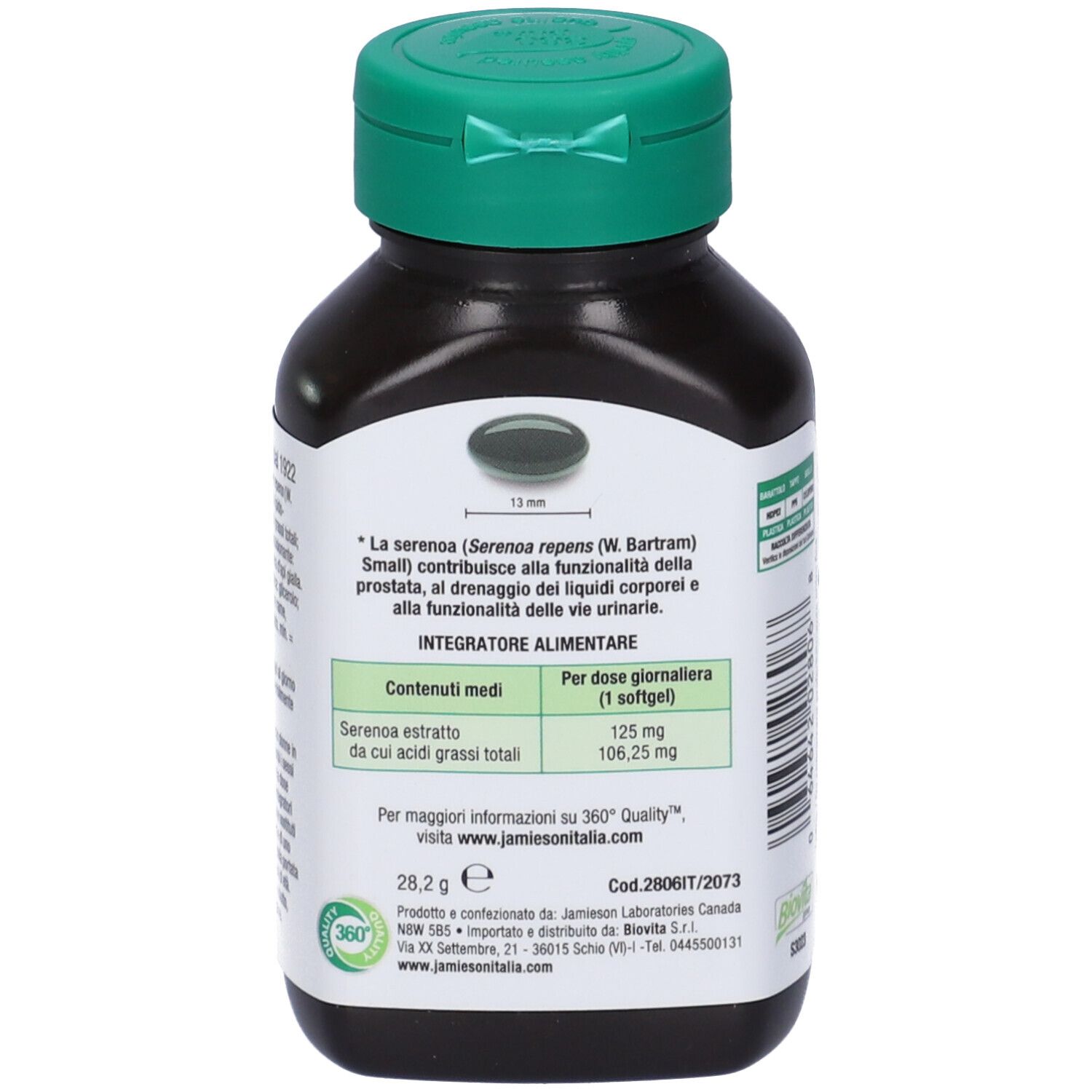 Jamieson Prostease Serenoa Repens Softgels