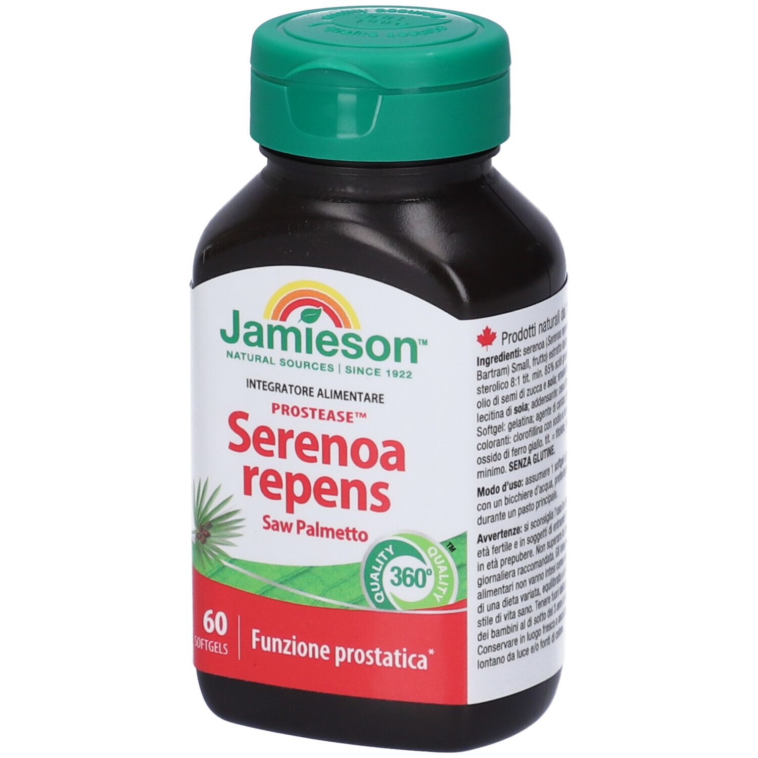 Jamieson Prostease Serenoa Repens Softgels